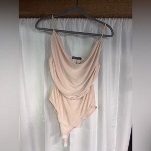 Cowl neck bodysuit